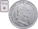 3 kreuzer Austria 1832 A, NGC MS62, Emperor Ferdinand I (1806 - 1835) -