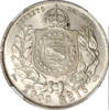 2000 reis Brazil 1889, NGC MS63, Emperor Pedro II (1831 - 1889) -