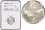 200 reis Portugal 1898, NGC MS64, 400th Anniversary - Discovery of India -