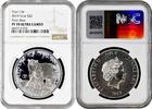 2 dollars Niue 2019, NGC PF70 UC, Polar Life - Polar Bear silver colorized -