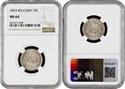 10 centimes Belgium 1863, NGC MS64, King Leopold I (1832 - 1865) -