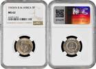 3 pence British West Africa 1943 KN, NGC MS62, British colony (1907 - 1966) -