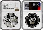 20 francs Congo Republic 2019, NGC MS68, Predators - Canis lupus silver coin -