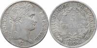 5 francs France 1808 B, XF, Emperor Napoleon I (1804 - 1815) -
