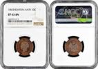 10 centimes Haiti 1863, NGC SP65 BN, Republic of Haiti (1863 - 1985) Pop 6/1 -