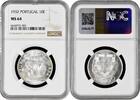 10 escudos Portugal 1932, NGC MS64, Portuguese Republic (1911 - 1969) -