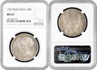 EUROPE 100 leva Bulgaria 1937, NGC MS63, Tsar Boris III (1918 - 1943) -