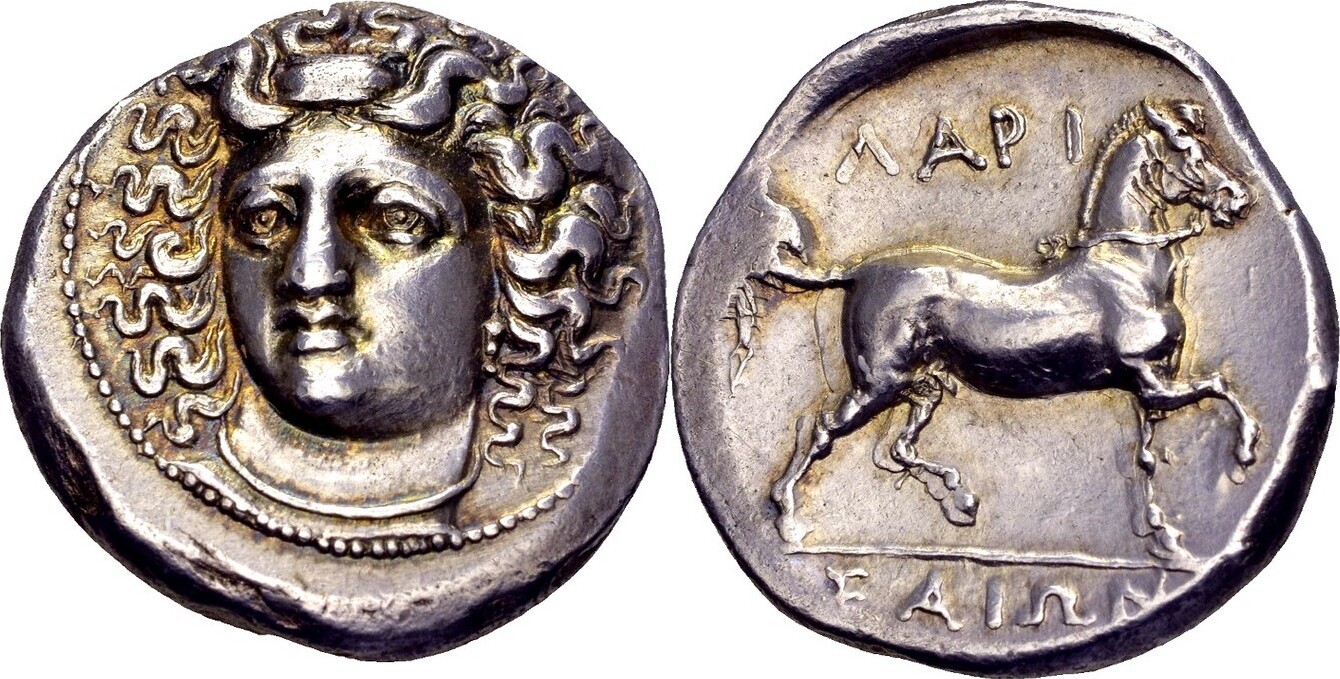 Ancient Greek stater Circa 356-342 BC. Thessaly, Larissa Vorzüglich ...