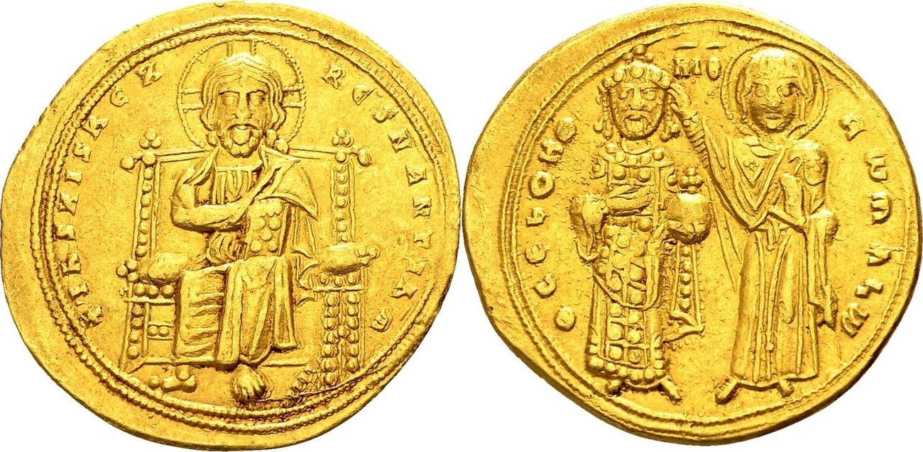 Byzantine empire histamenon 1028-1034 AD. Romanus III Argyrus Fast vorzüglich | MA-Shops