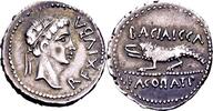 Roman Imperial denarius Mauretania, Juba II with Cleopatra Selene -