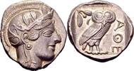 Ancient Greek tetradrachm Attika, Athens -