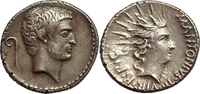 Roman Imperatorial denarius Marcus Antonius