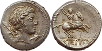 Roman Republican denarius P. Crepusius