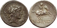 Roman Republican denarius P. Crepusius