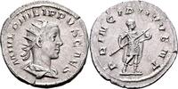 Roman Imperial denarius 244-247 AD. Philip II, as Caesar Fast Vorzüglich