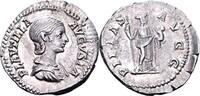 Roman Imperial denarius 203-204 AD. Plautilla, as Augusta Vorzüglich