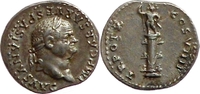 Roman Imperial denarius Vespasian