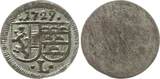 Salzburg, Erzbistum Einseitiger Pfennig 1729 Leopold Anton Eleutherius von Firmian 1727 - 1744 Fast vorzüglich