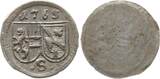 Salzburg, Erzbistum Einseitiger Pfennig 1763 Sigismund III., Graf von Schrattenbach, 1753 - 1771 Vorzüglich