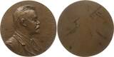 Österreich, Stadt Wien Einseitige Bronzemedaille 1903 v. Hujer, a.d. österreichisch-böhmischen Musiker Anton Barthlmé, 1867 - 1943 Selten, vorzüglich mattiert