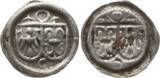Brandenburg, Kurfürstentum Hohlpfennig o.J. Joachim I. und Albrecht, 1499 - 1514, Krossen Besser als sehr schön
