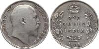 Indien 1 Rupie Edward VII., 1901 - 1910, Bombay -