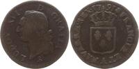 Frankreich, Königreich 1 Sol Louis XVI., 1774 - 1793, Paris, Mmz. Reiher, 2e sem. -