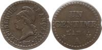 Frankreich, Directoire 1 Centime Paris -