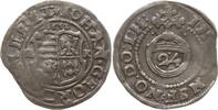 Mansfeld-vorderortische Linie zu Eisleben 1/24 Taler (Groschen) Johann Georg II., 1619 - 1647, Rs. - Umschrift: IN MANSF NO DO I H -