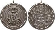 Bayern, Freistaat Tragbare versilberte Bronzemedaille Prinz Alfons von Bayern, 1862 - 1933, Landesschiessen zum 70. Geburtstag -