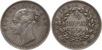 Indien, East India Company 1/4 Rupie Victoria, 1837 - 1901, Bombay, Type I -