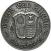 Ostallgäu, Markt Obergünzburg Einseitige Silbermedaille Schützenmedaille BSSB Gau Allgäu Obergünzburg, Stadtwappen -