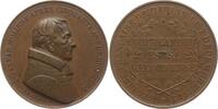Preußen, Königreich, Stadt Berlin Bronzemedaille Friedrich Wilhelm III., v. Brandt, a.d. 50. Priesterjubiläum von Gaspar Moliere -