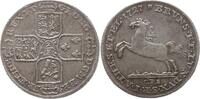 Braunschweig-Calenberg-Hannover 2/3 Taler Feinsilber Georg I., 1714 - 1727, Clausthal -