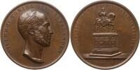 Niederlande, Königreich, Stadt Den Haag Große Bronzemedaille Willem II., 1840-1849, v. Bouvet, Errichtung des Denkmals für Wilhelm v. Oranien -