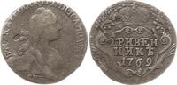 Russland 10 Kopeken (Grivennik) Katharina II., 1762 - 1796, St. Petersburg -