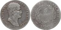 Frankreich, Consulat 5 Francs Napoleon Bonaparte, Premier Consul, Paris -