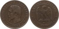 Frankreich, Kaiserreich 10 Centimes Napoleon III., 1852 - 1870, Rouen -
