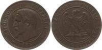 Frankreich, Kaiserreich 10 Centimes Napoleon III., 1852 - 1870, Paris -