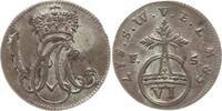 Sachsen-Weimar-Eisenach 6 Pfennig Ernst August Constantin 1756 - 1759 -