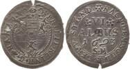 Hanau - Gesamthaus, Grafschaft 6 Albus Philipp Reinhard, 1685 - 1712, Rosetten neben VI und oben, Trennzeichen Rauten -