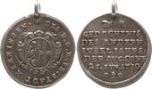Memmingen, Stadt Silberabschlag von den Stempeln des Dukaten a.d. 200-Jahrfeier der Augsburger Konfession -