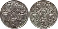 RDR, Haus Habsburg Silbergussmedaille Rudolph II., 1576 - 1612, v. Christian Maler, a.d. Reichstag in Regensburg -