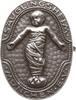 München, Stadt Hochovale einseitige Silbermedaille a.d. Kinderkrankenhaus an der Lachnerstraße, Säuglingsheim München e.V. -