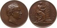 Belgien, Königreich Bronzemedaille Leopold I., 1831 - 1865, v. Geefs, a.d. Finanzminister Frere-Orban, 1812 - 1896 -