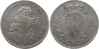 Pfalz, Kurfürstentum Konventionstaler Karl Theodor, 1743 - 1799, Mannheim -