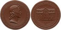 Weimar, Stadt Porzellanmedaille Porzellanmanufaktur Meissen, Schillers Wohnhaus in Weimar -