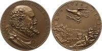 Frankreich Bronzemedaille auf Maximilien de Béthune, 1559 - 1641, Offizier, Staatsmann und Politiker -