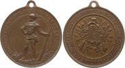 Bayern, Königreich, Mittelfranken, Zirndorf Tragbare Bronzemedaille Schützenmedaille, auf das 9. Mittelfränkische Bundesschiessen -