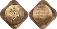 Worms, Stadt Klippenförmige Bronzemedaille von B.H. Mayer, Pforzheim, a.d. Reichstag zu Worms, Martin Luther -